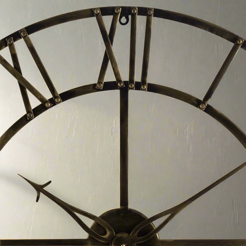 Small Antique Brass Skeleton Clock