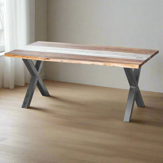 Live Edge Collection River Dining Table