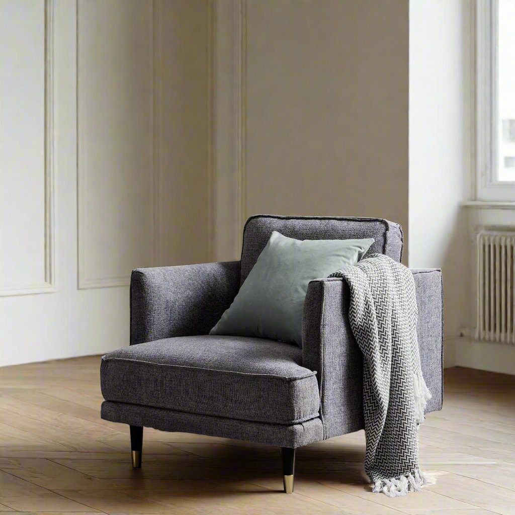 Hampton Grey Large Arm Chair