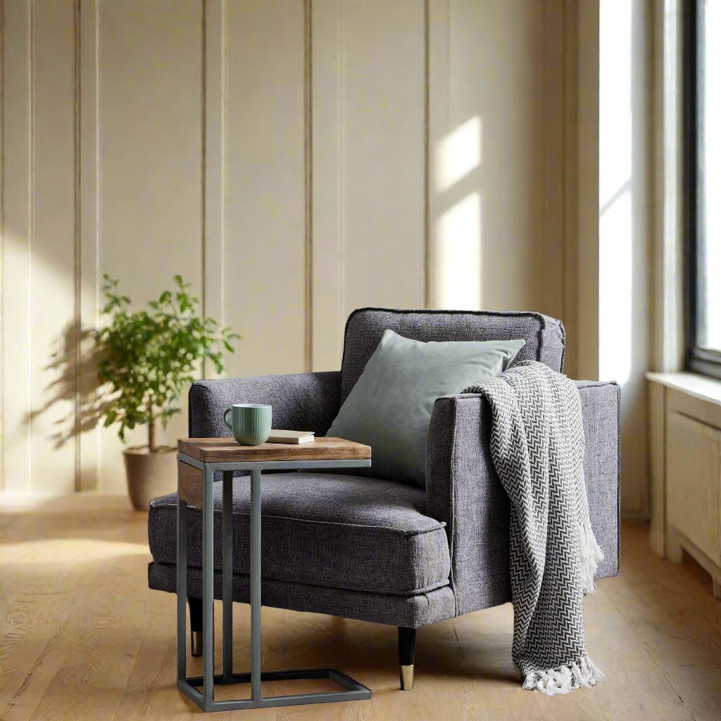 Hampton Grey Large Arm Chair