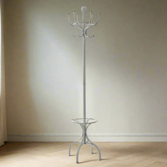 White Hat & Coat Stand