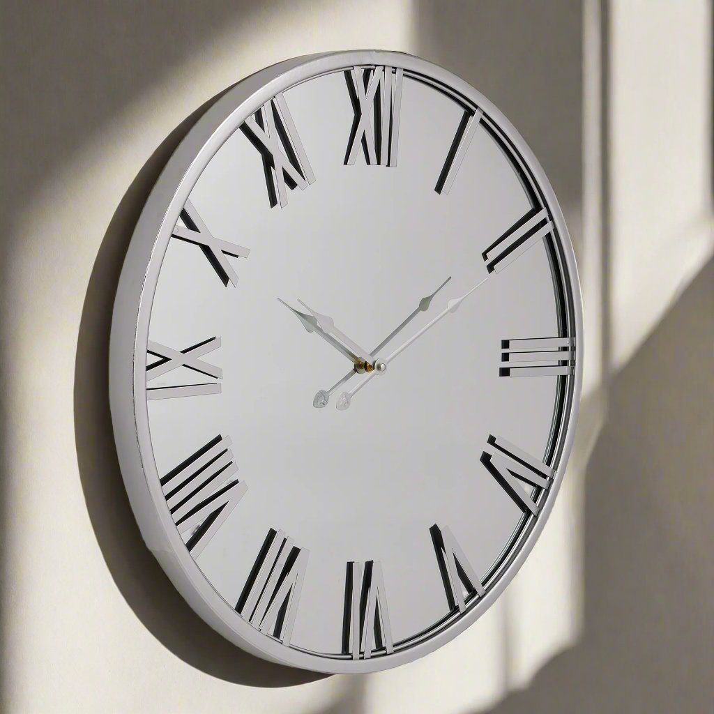 Mayer Mirrored Wall Clock