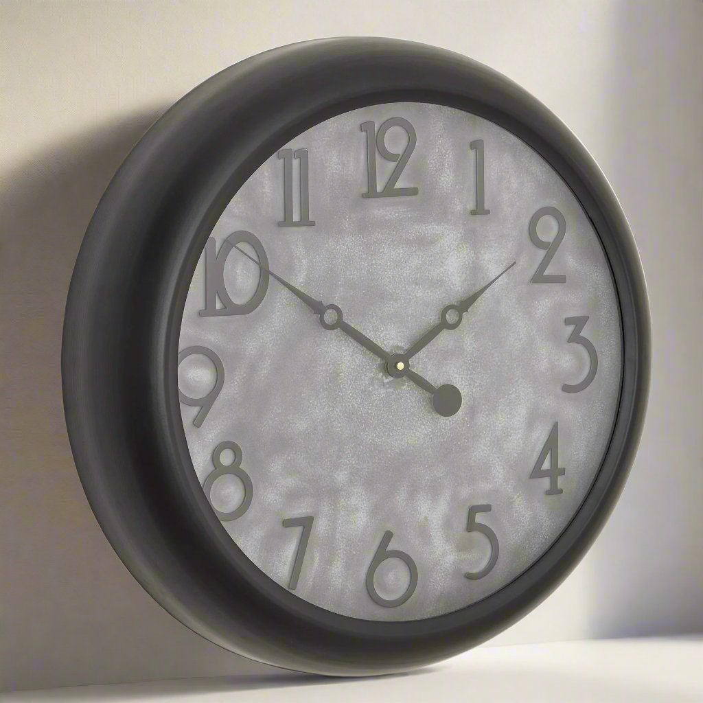 Soho Concrete Effect Clock