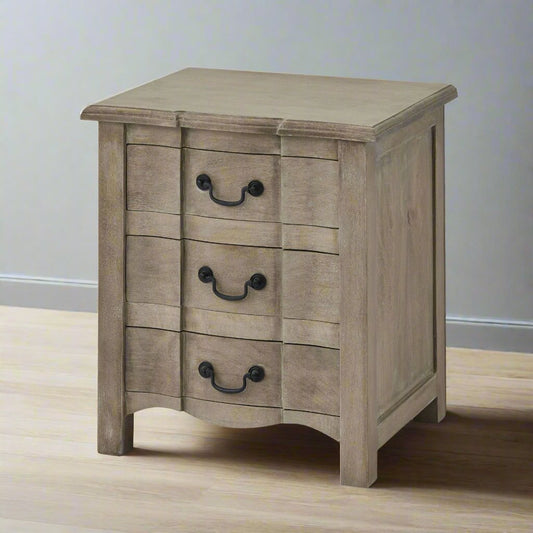 Copgrove Collection 3 Drawer Bedside Table