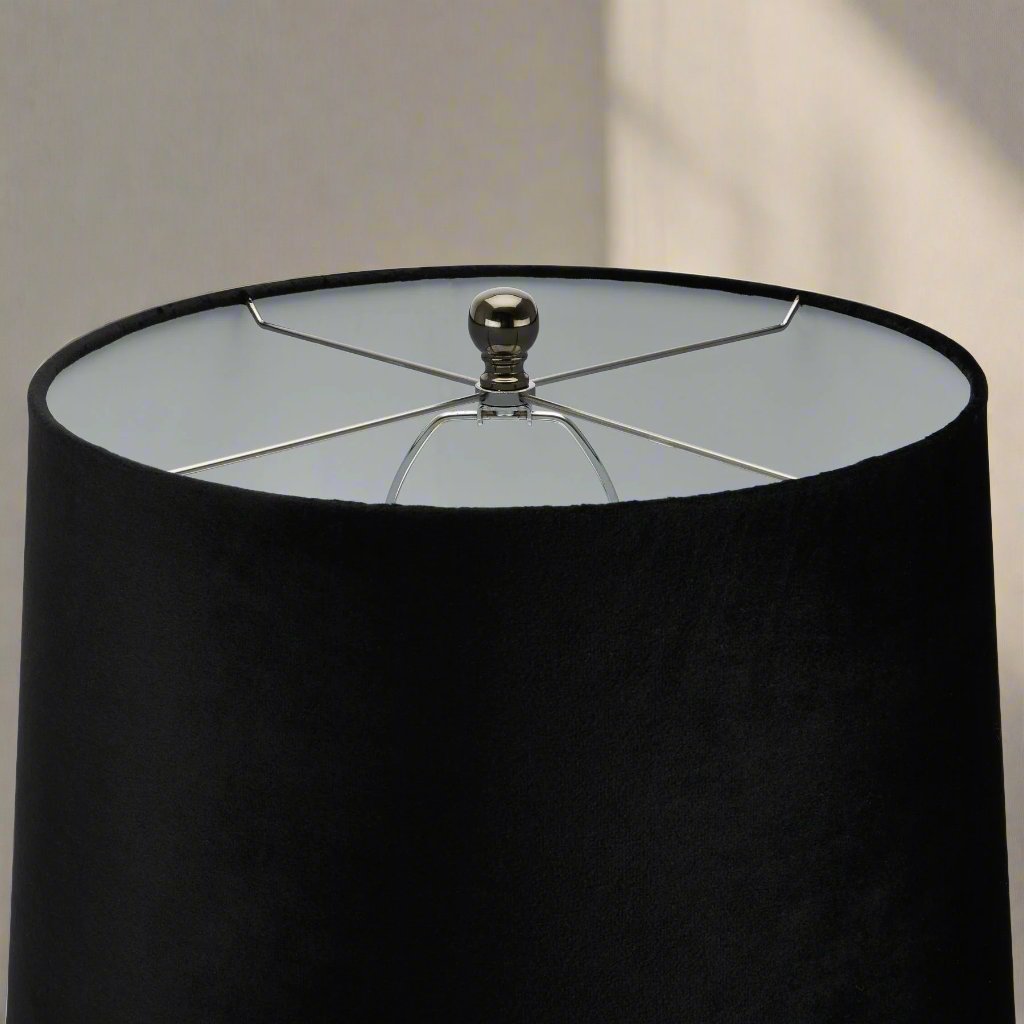 Black Dapple Acanthus Lamp