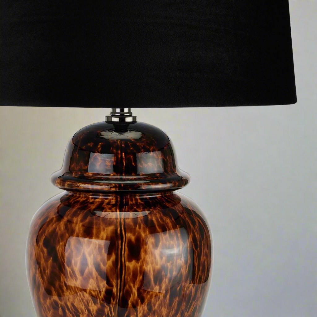 Amber Dapple Acanthus Lamp