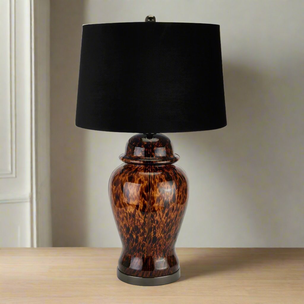 Amber Dapple Acanthus Lamp