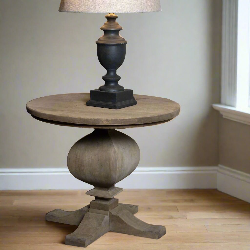 Copgrove Collection Pedestal Side Table