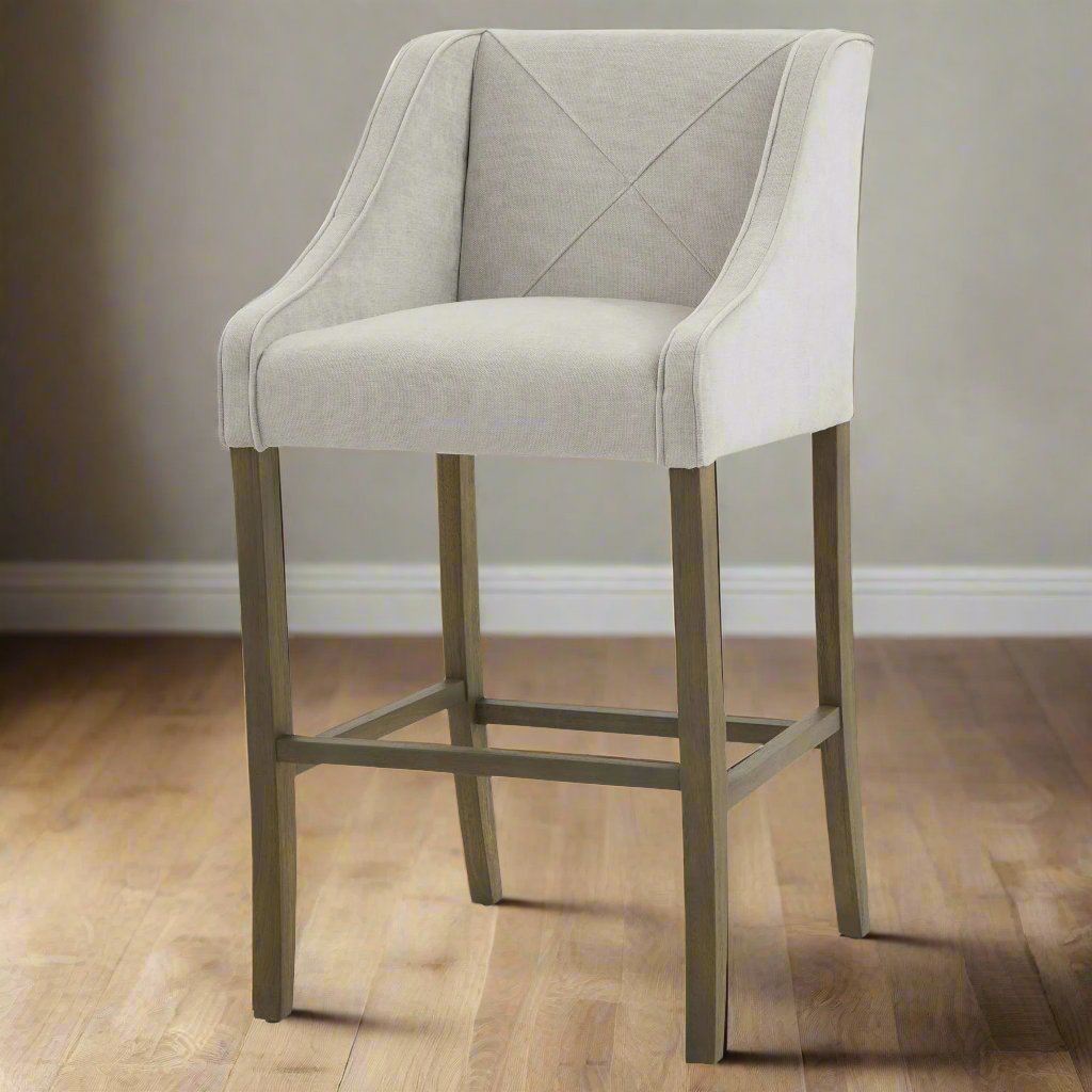 Epsom Grey Barstool