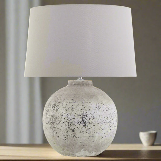 Tiber Large Stone Ceramic Lamp