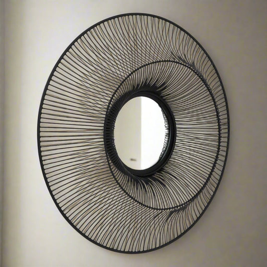 Chico Black Wire Mirror