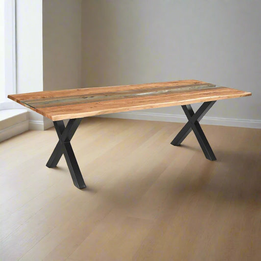 Live Edge Collection Large River Dining Table