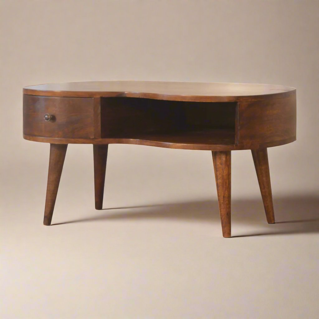 Chestnut Wave Coffee Table