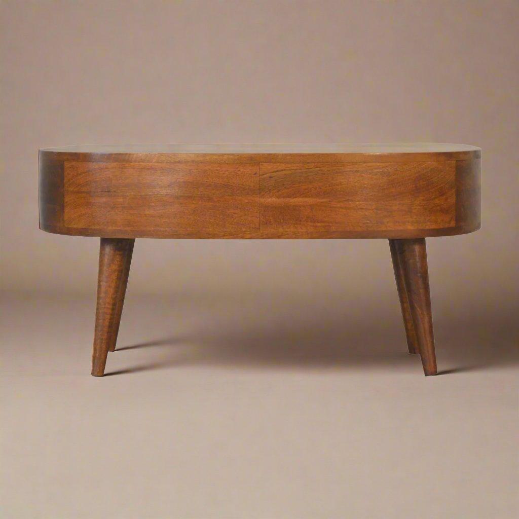 Chestnut Wave Coffee Table