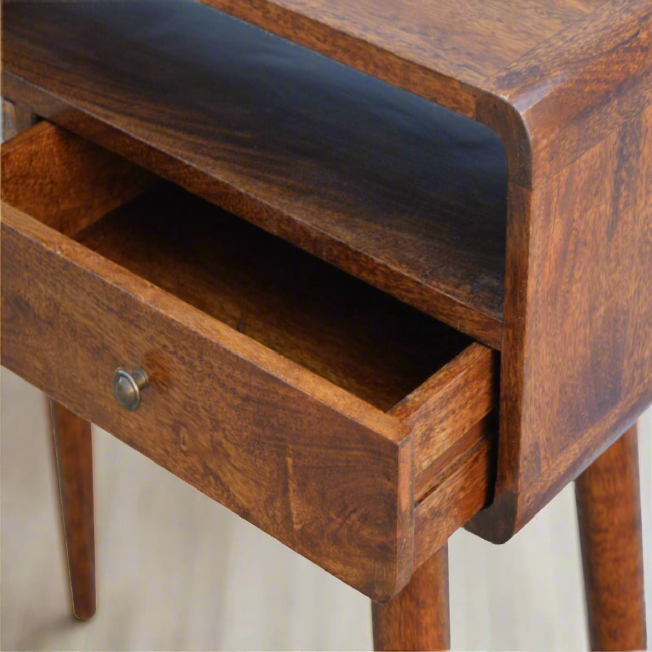 Nordic-style legs console table