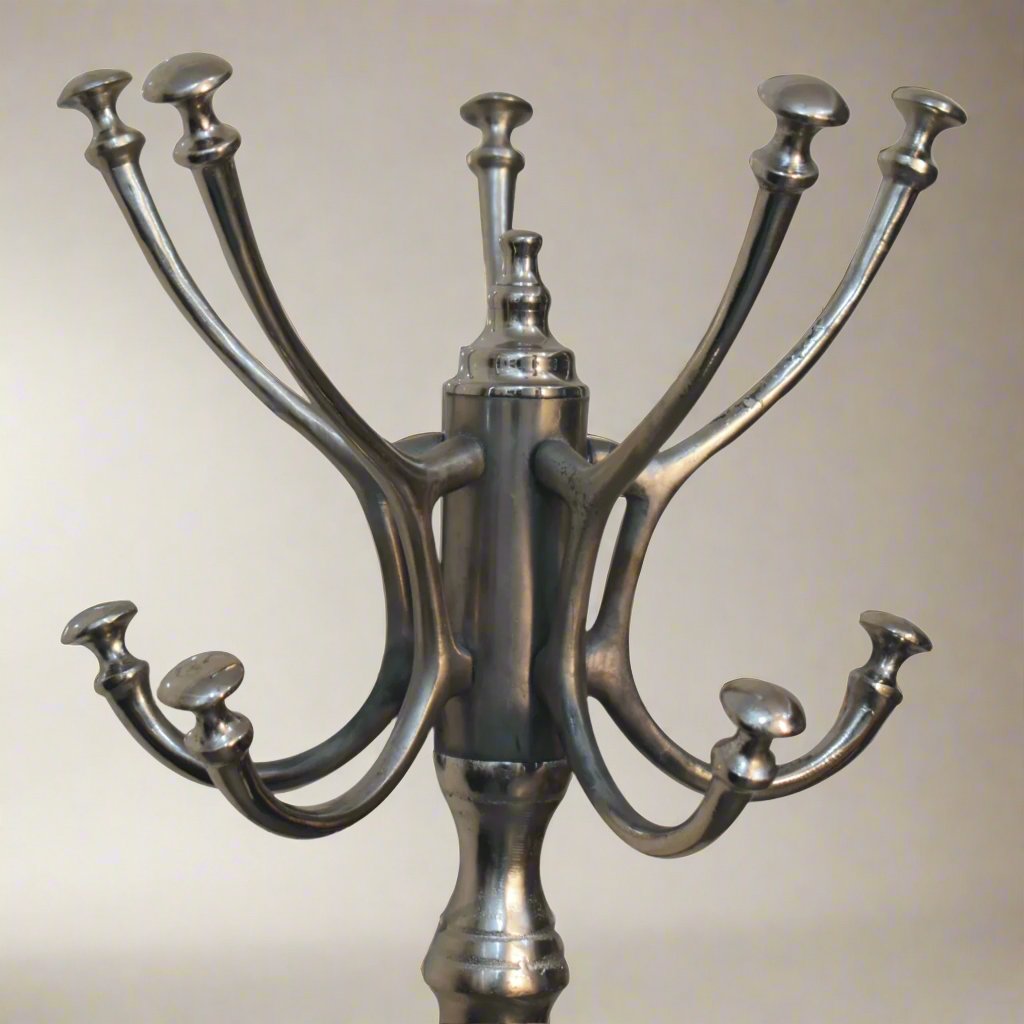 Silver Coat Stand