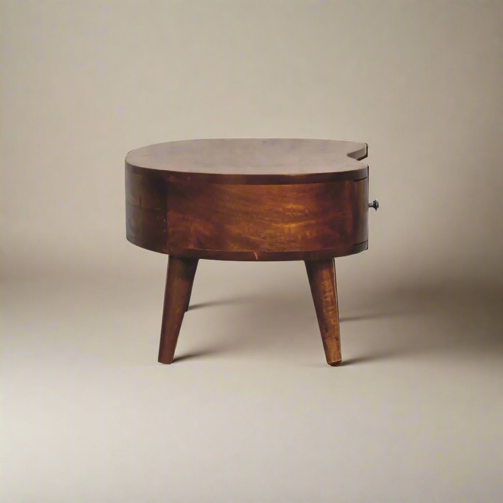 Mini Chesnut Wave Coffee Table