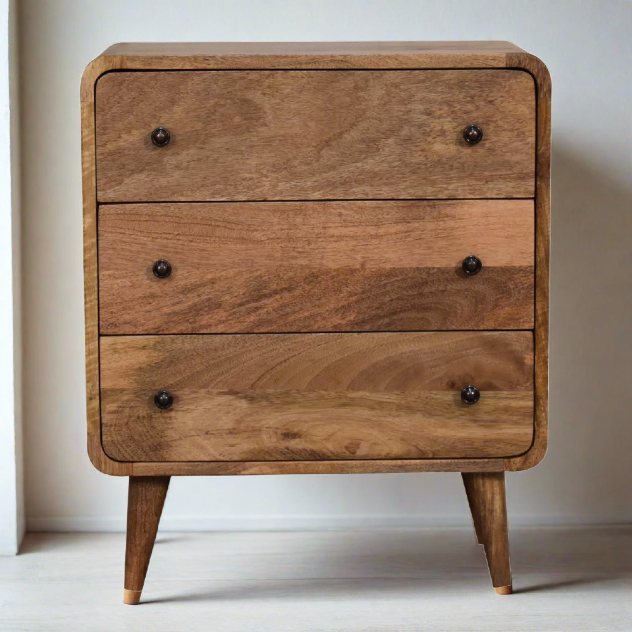 Mini Curved Oak-ish Chest