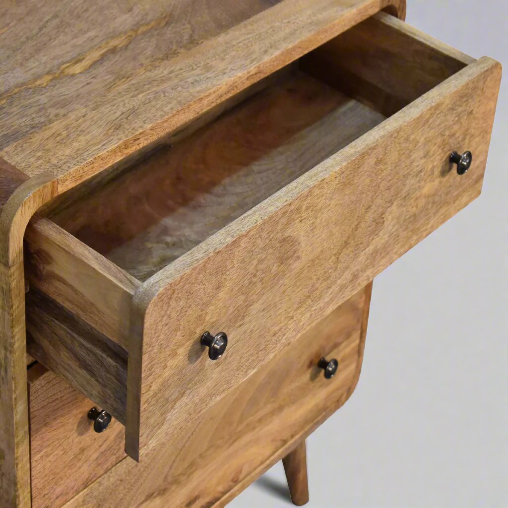 Mini Curved Oak-ish Chest