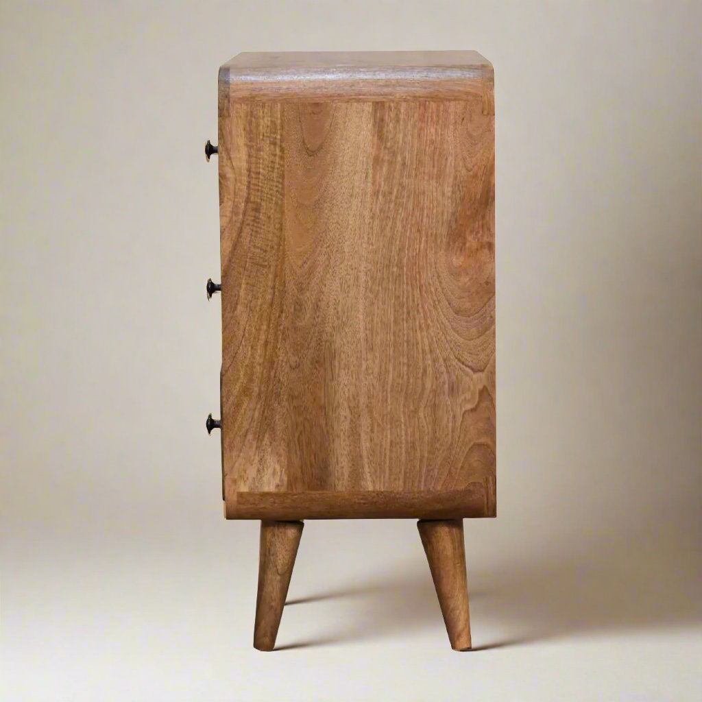 Mini Curved Oak-ish Chest