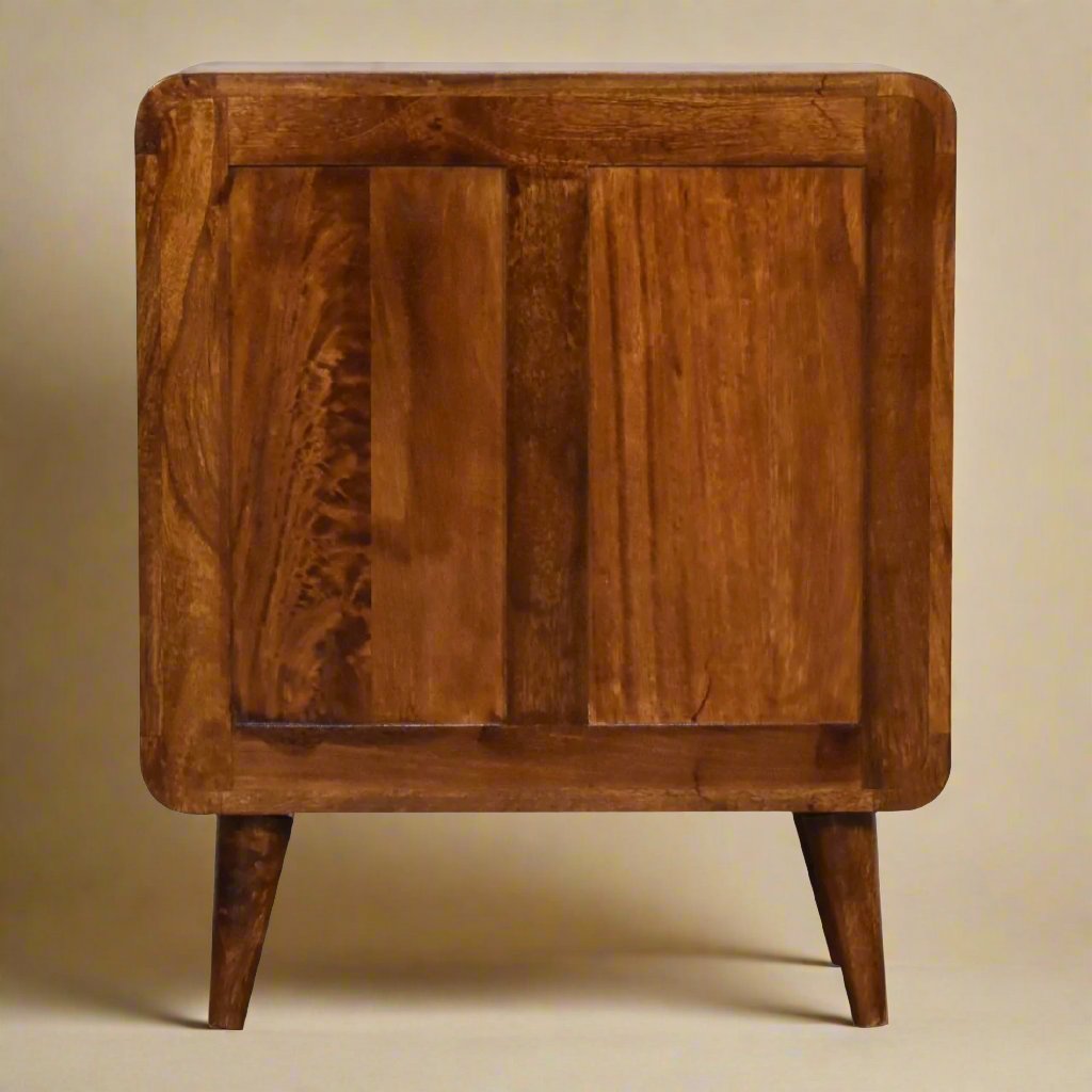 Mini Curved Chestnut Chest