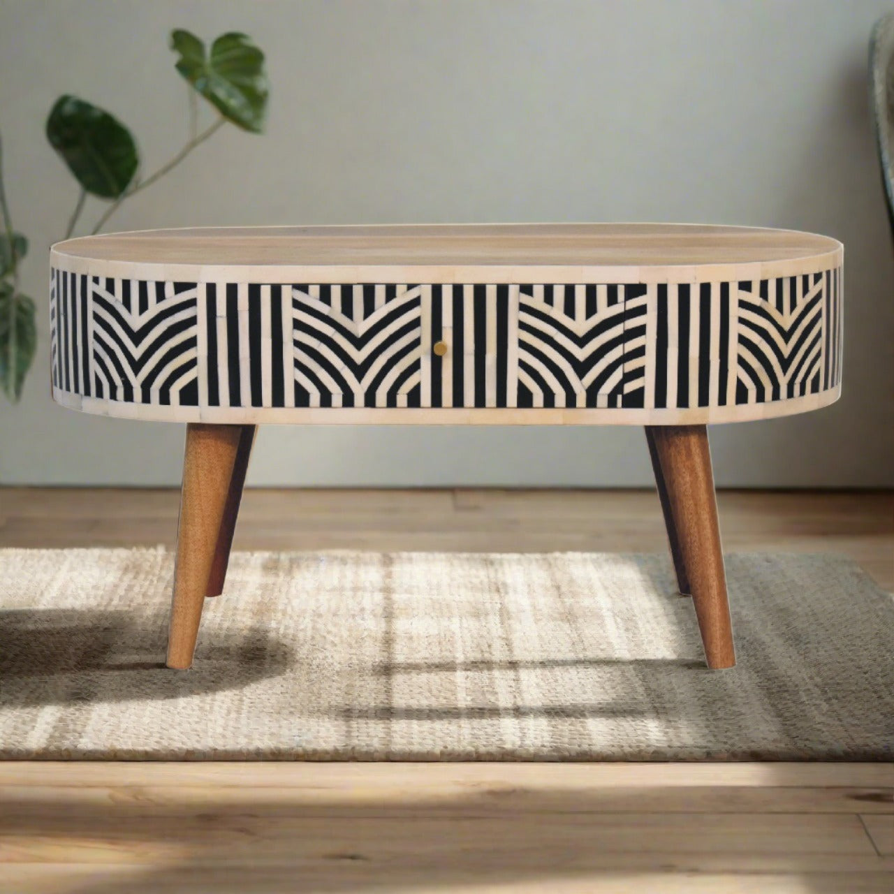 Edessa Bone Inlay Coffee Table