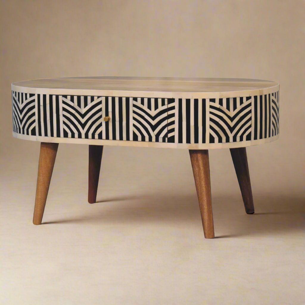 Edessa Bone Inlay Coffee Table