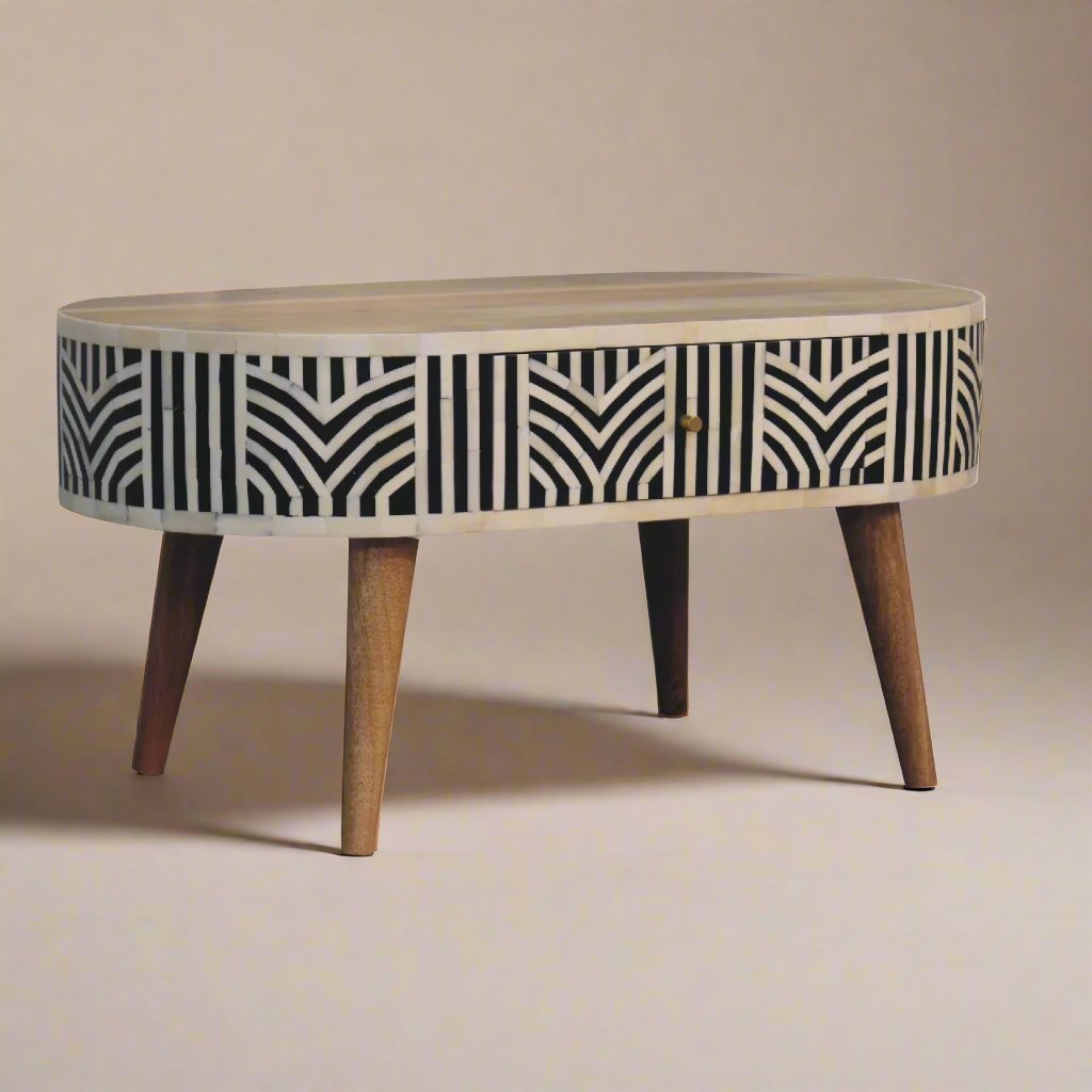 Edessa Bone Inlay Coffee Table