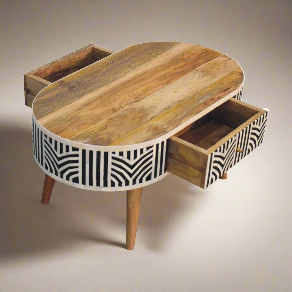 Edessa Bone Inlay Coffee Table