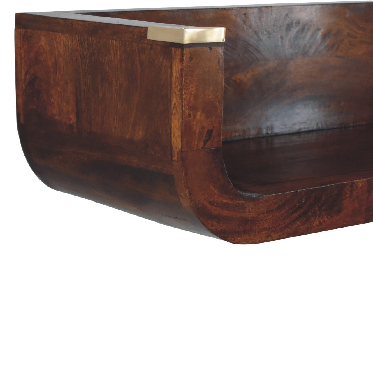 Indira Chestnut Floating Console