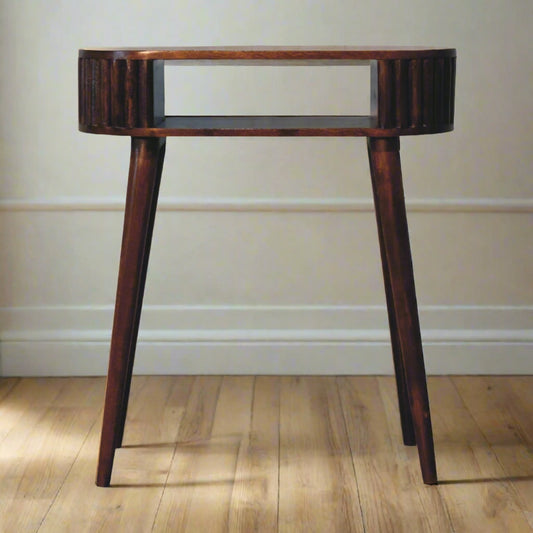 Stripe Chestnut Writing Desk