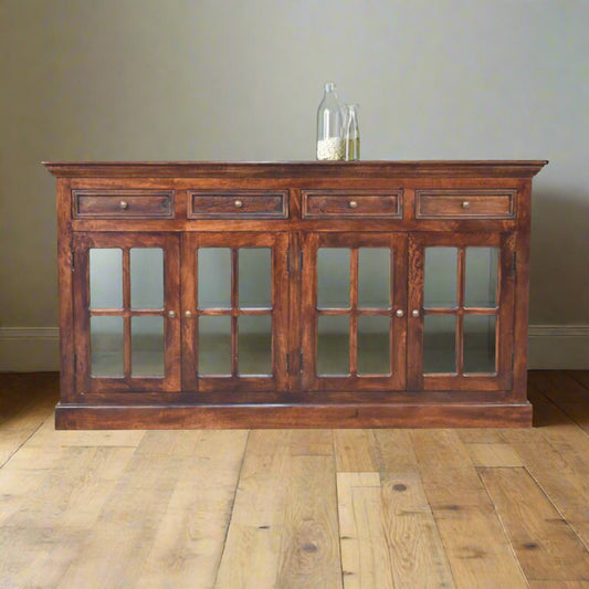 Light Walnut Glazed Sideboard