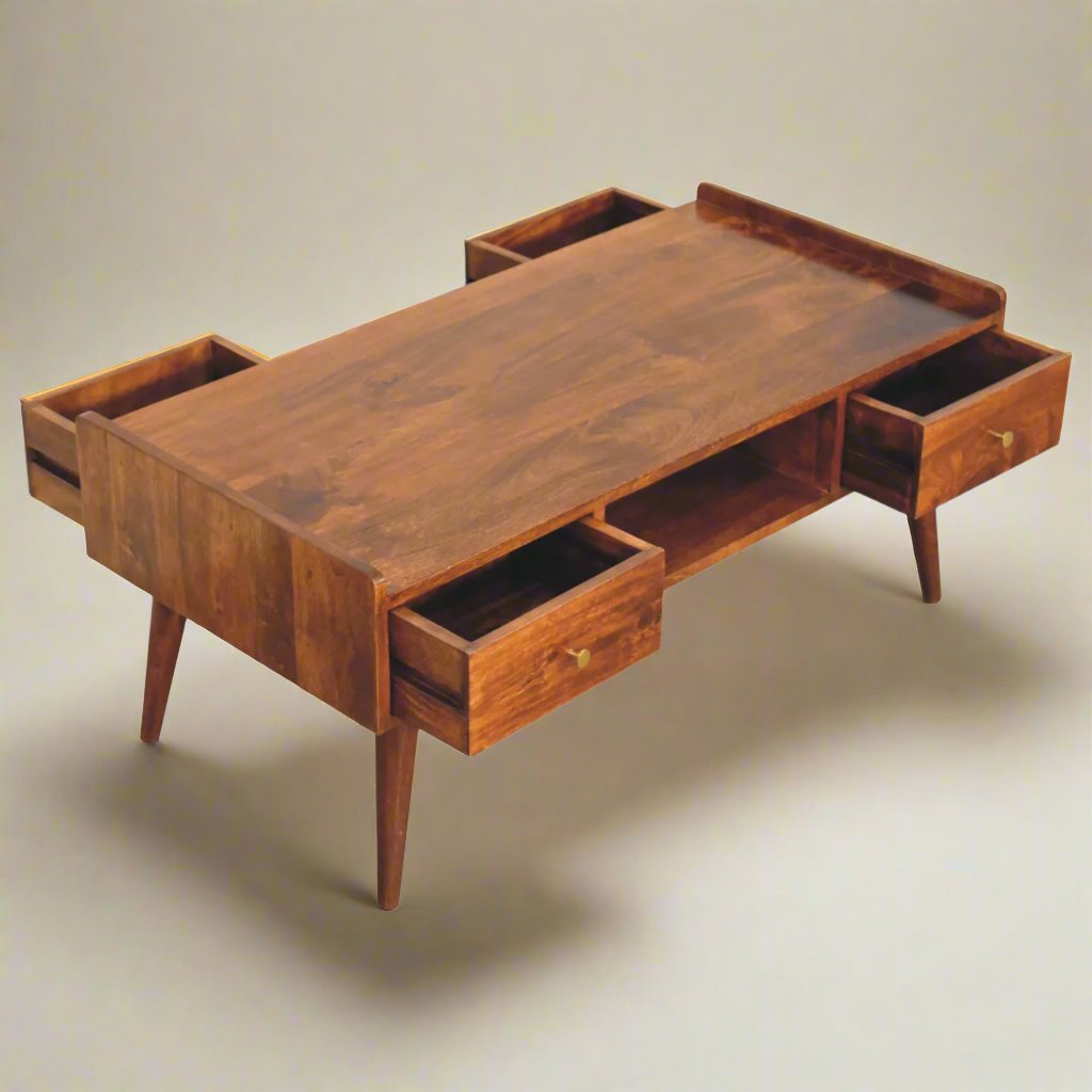 Elevated Chestnut Coffee Table