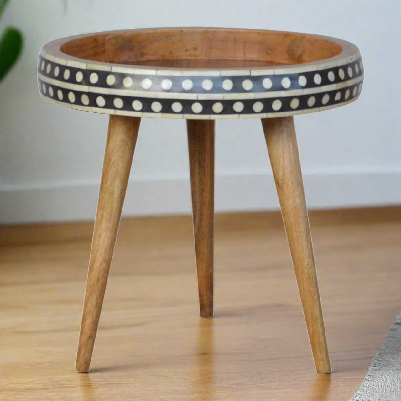 Small Dotted End Table