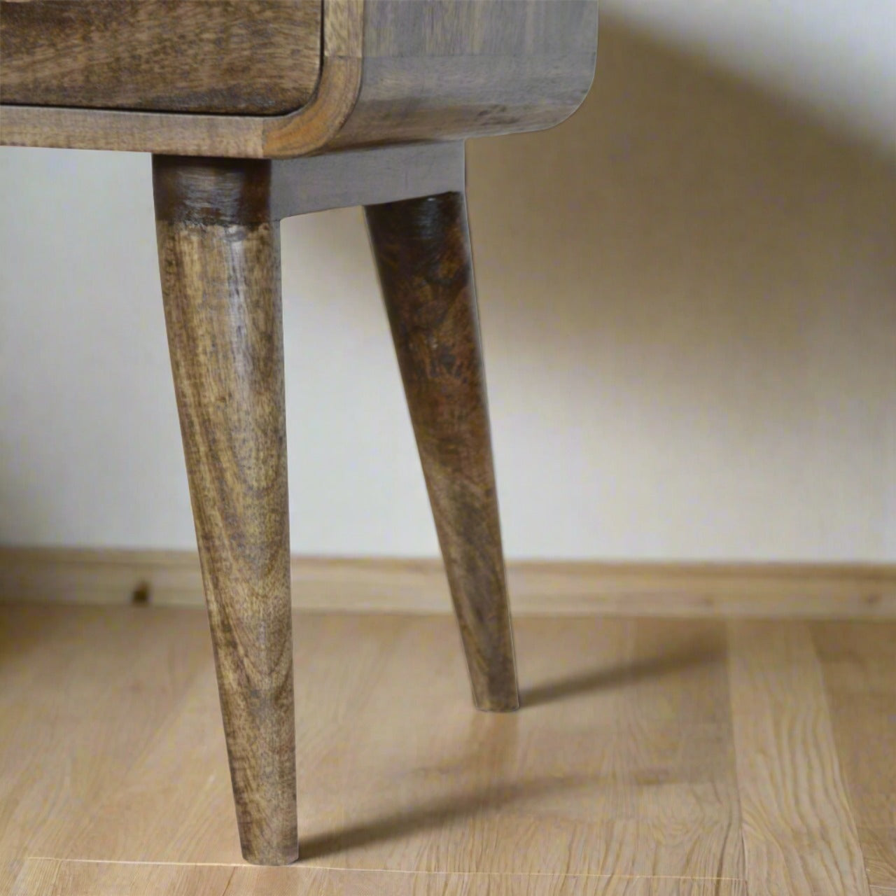 Bedside table with Scandinavian legs