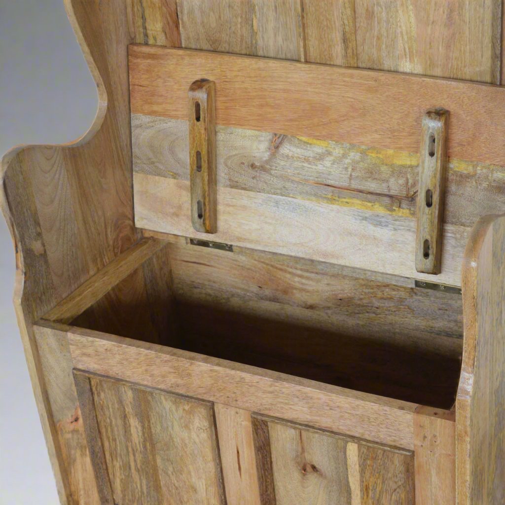 Small Monks Storage Bench