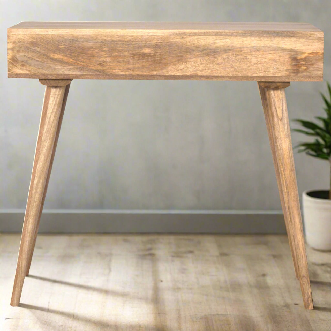 Mango wood writing desk