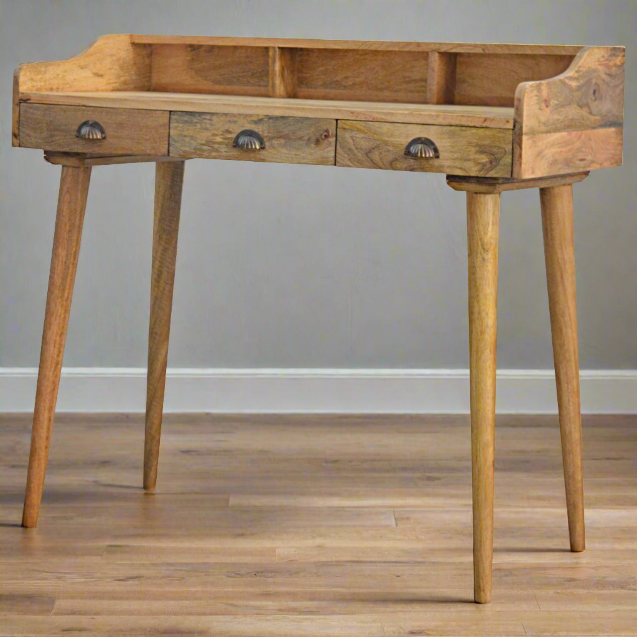 Oak finish writing desk