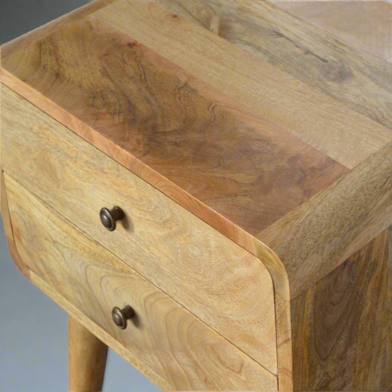 Mango wood bedside table