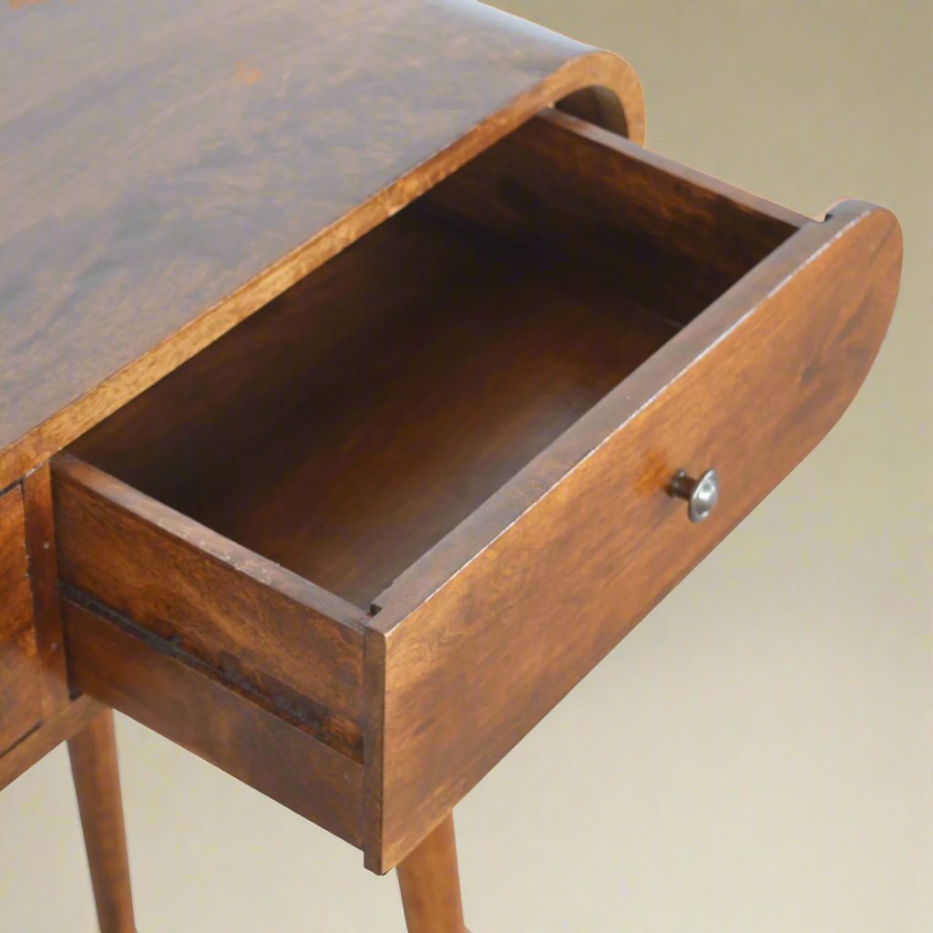 Chestnut London Console Table with Drawers