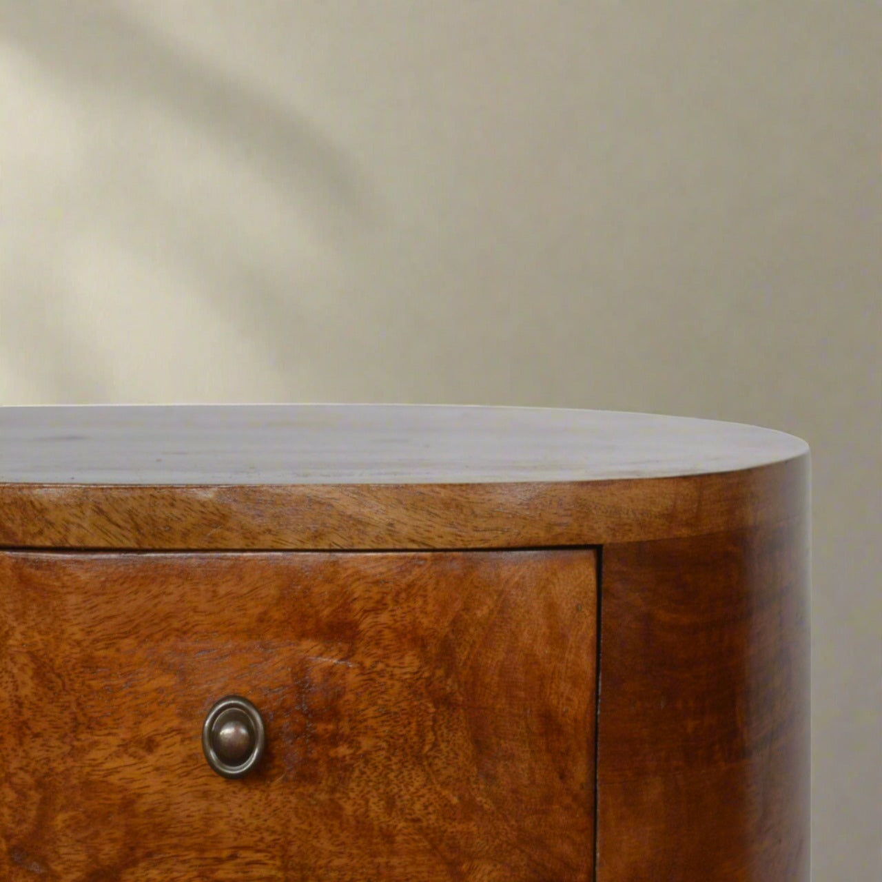 Contemporary solid wood nightstand