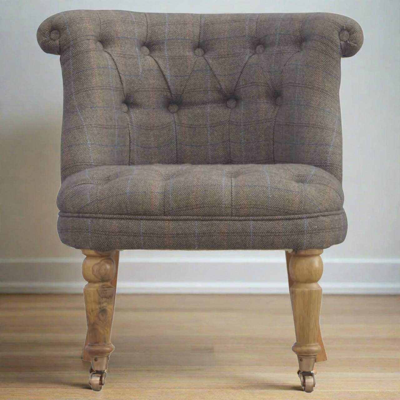 Small Multi Tweed Accent Chair