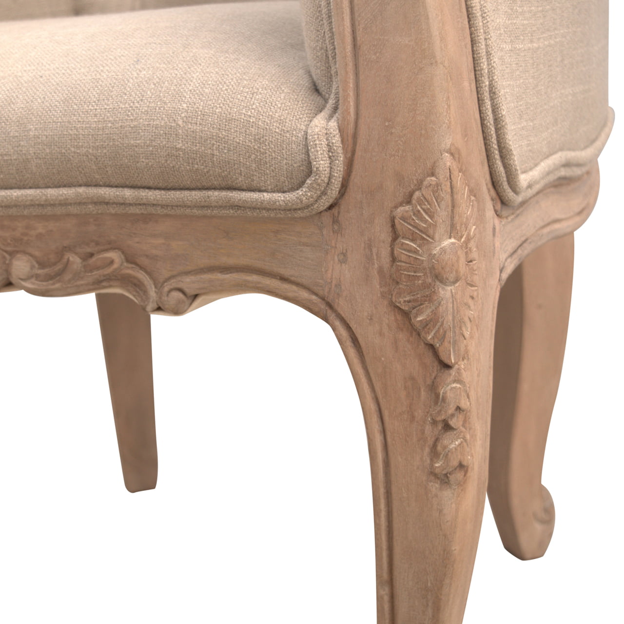 French Style Deep Button Chair