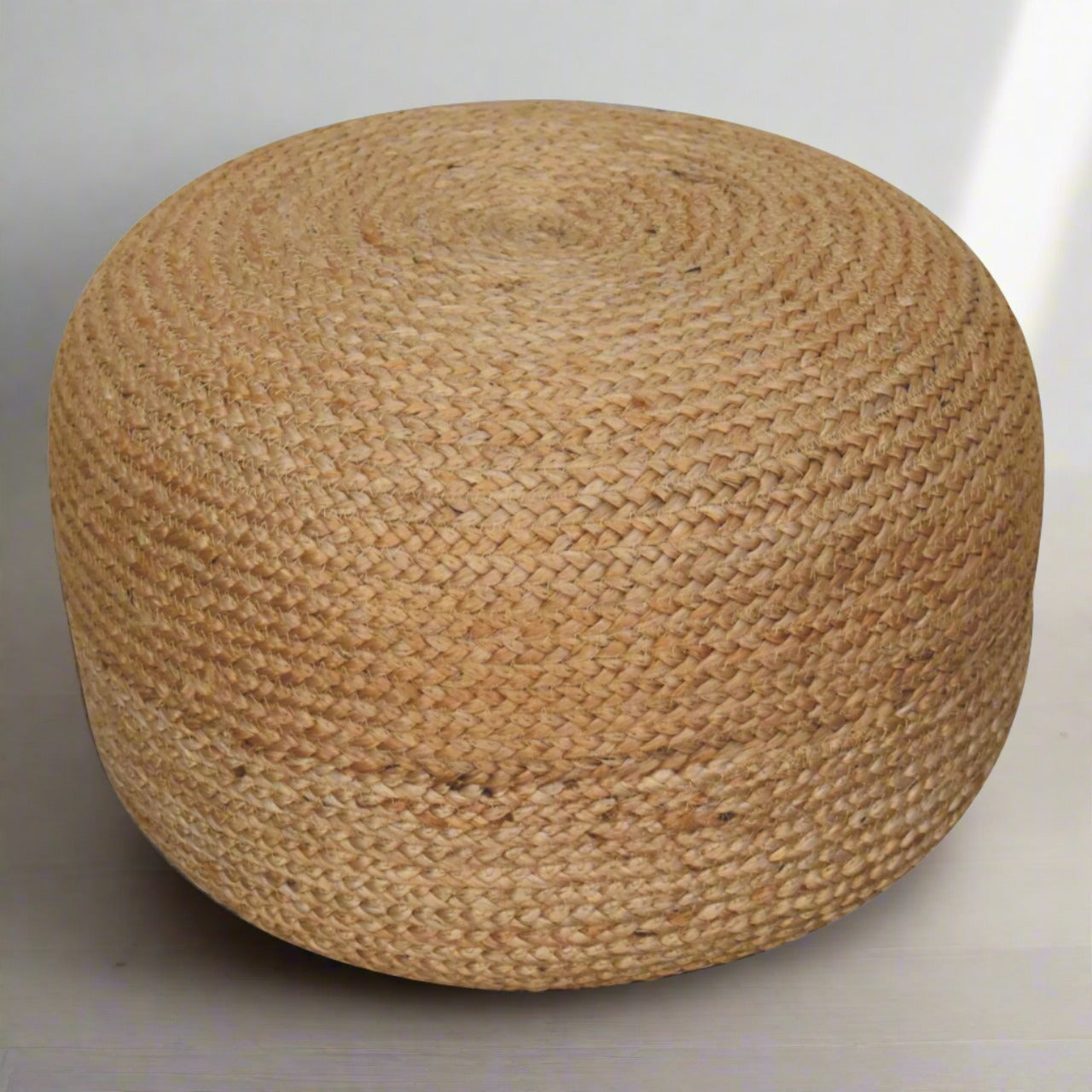 Natural Jute Pouffe