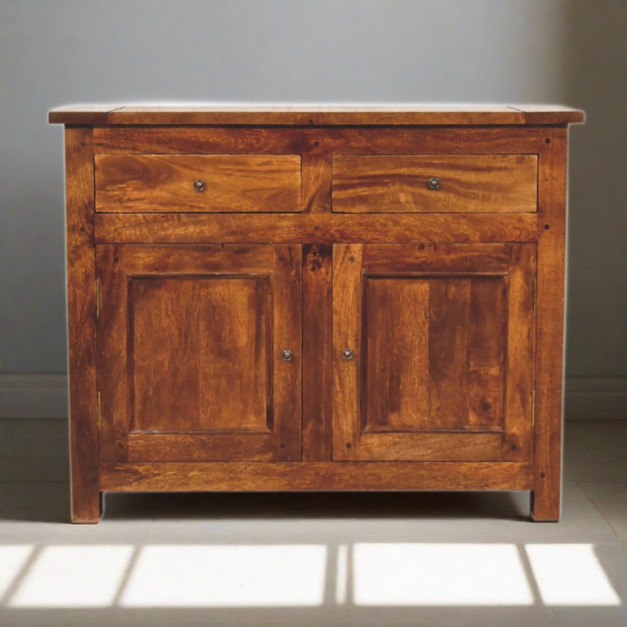 Chestnut Sideboard with 2 Drawers