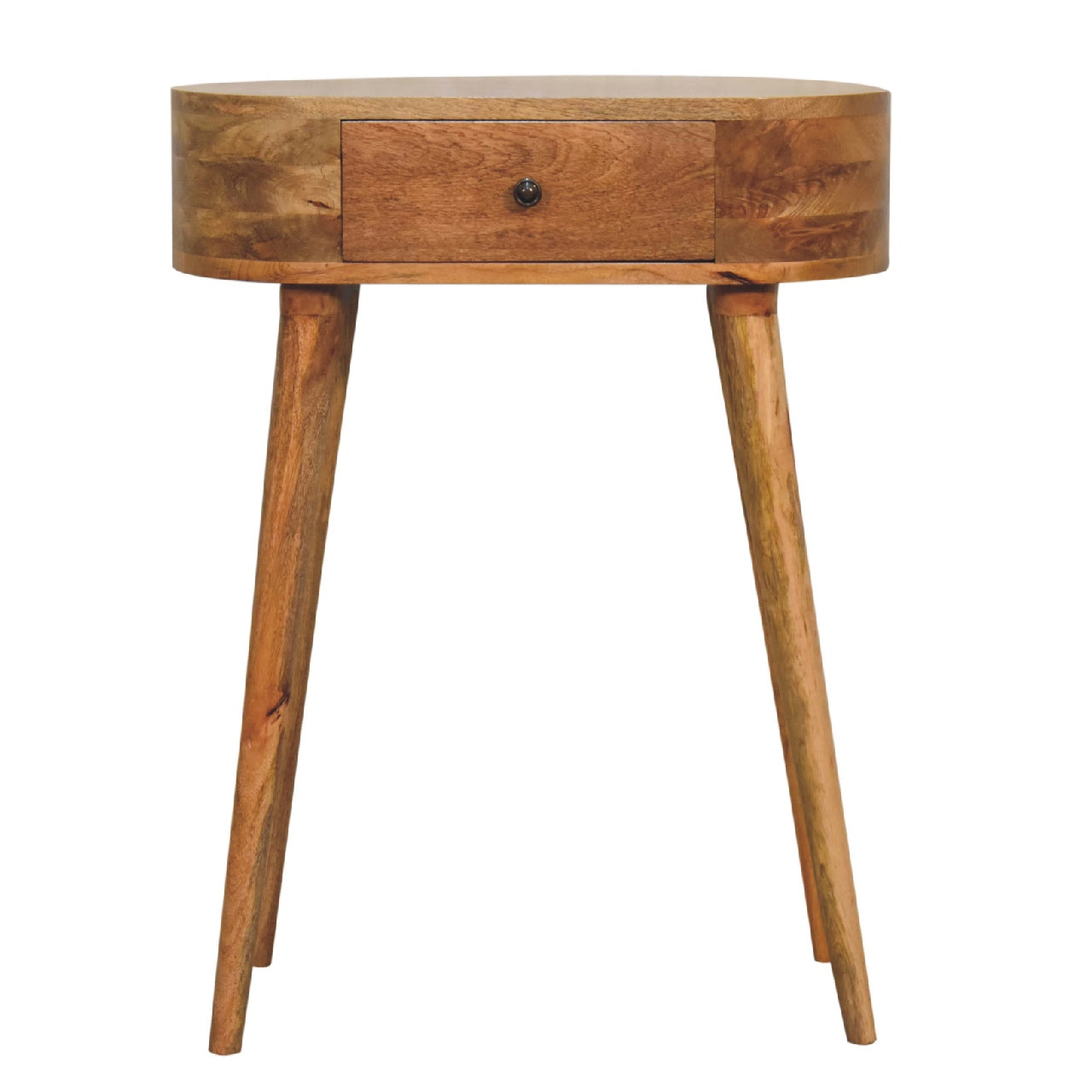 Albion Oak Finish Mini Console