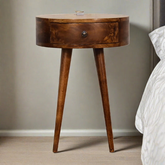 Single Chestnut Bedside