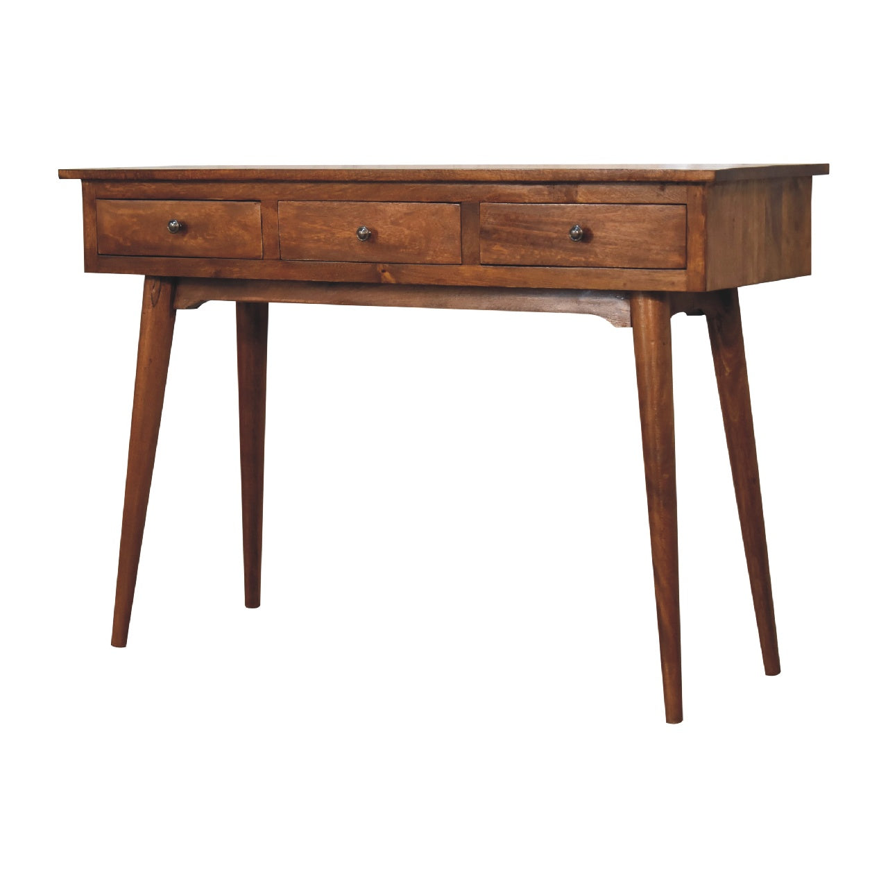 Large Chestnut Console table with Drawers