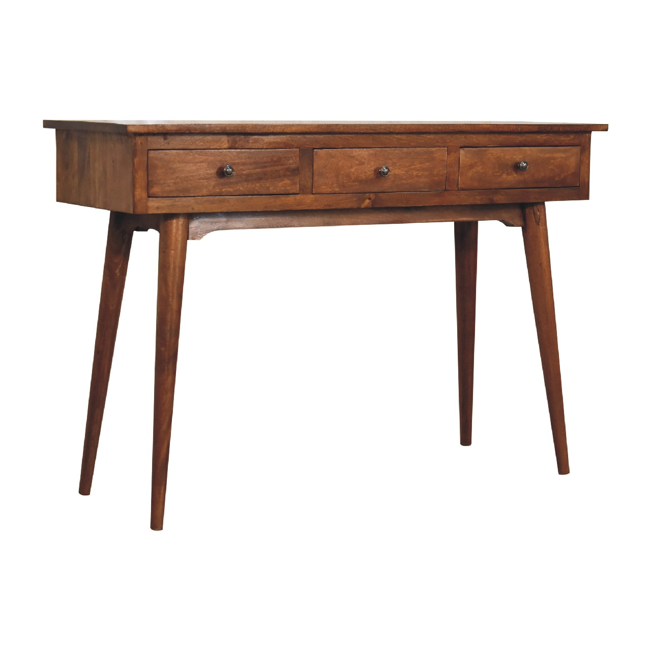 Large Chestnut Console table with Drawers