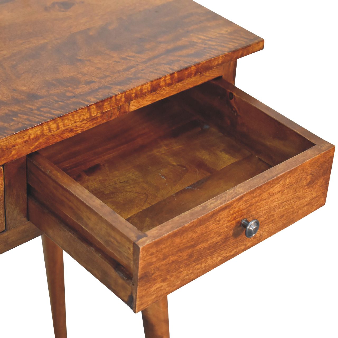 Large Chestnut Console table with Drawers